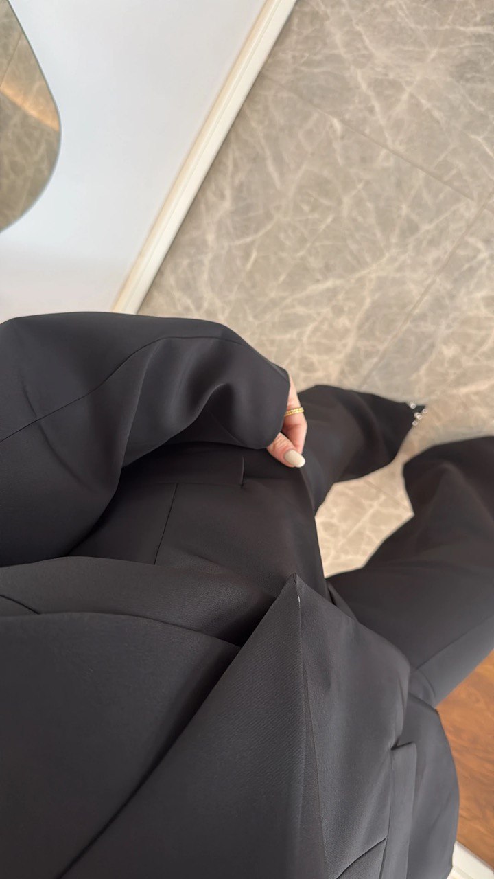 Ensemble COREN en polyester - Noir