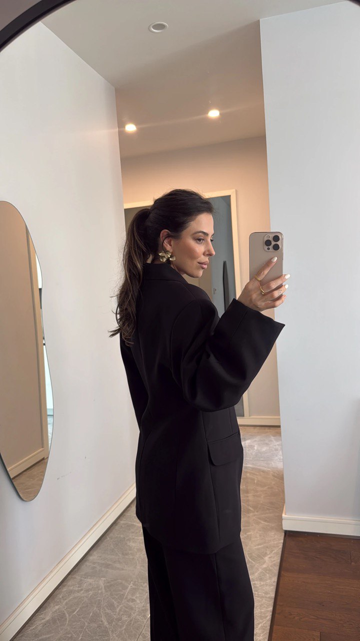 Ensemble COREN en polyester - Noir