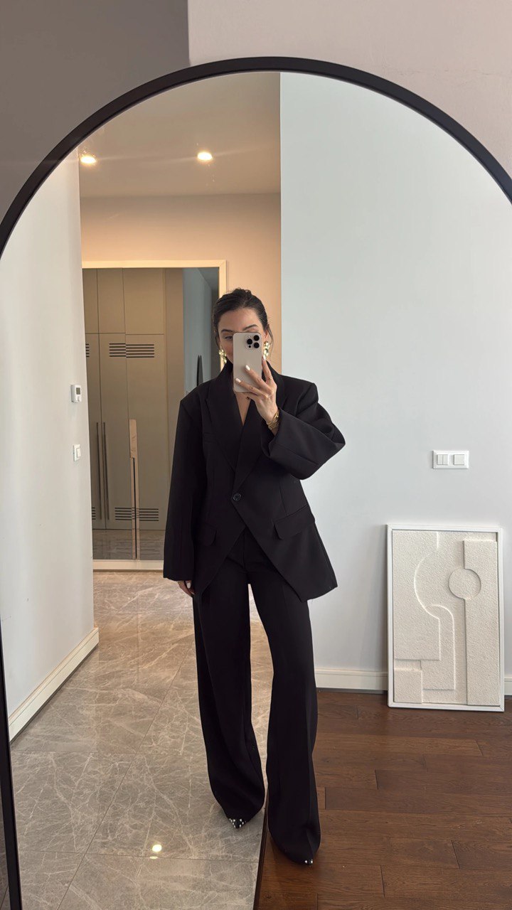 Ensemble COREN en polyester - Noir