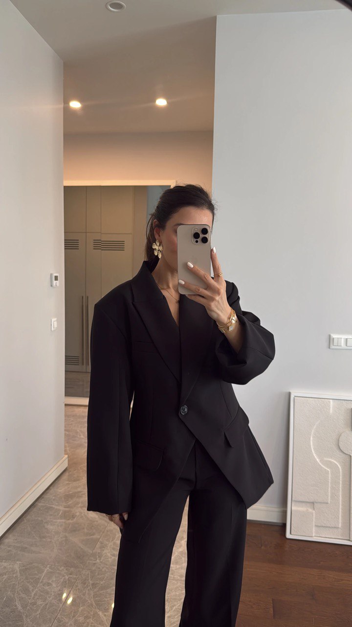 Ensemble COREN en polyester - Noir