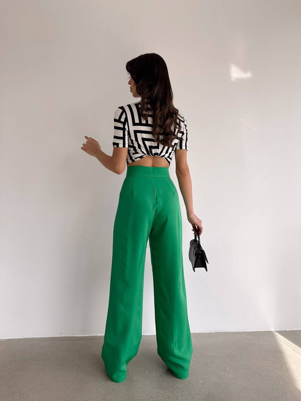 Pantalon RRVAR en tissu - Vert