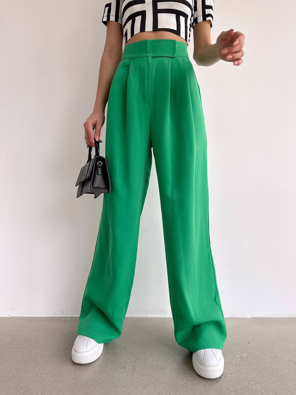 Pantalon RRVAR en tissu - Vert