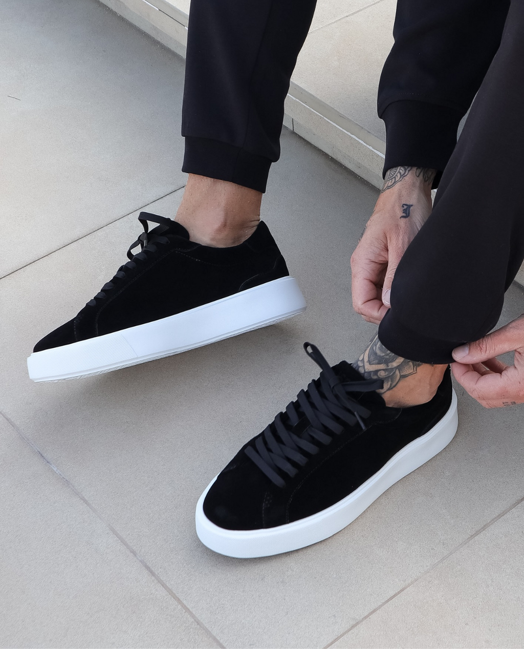 Sneakers NYKOPING en daim - Gris