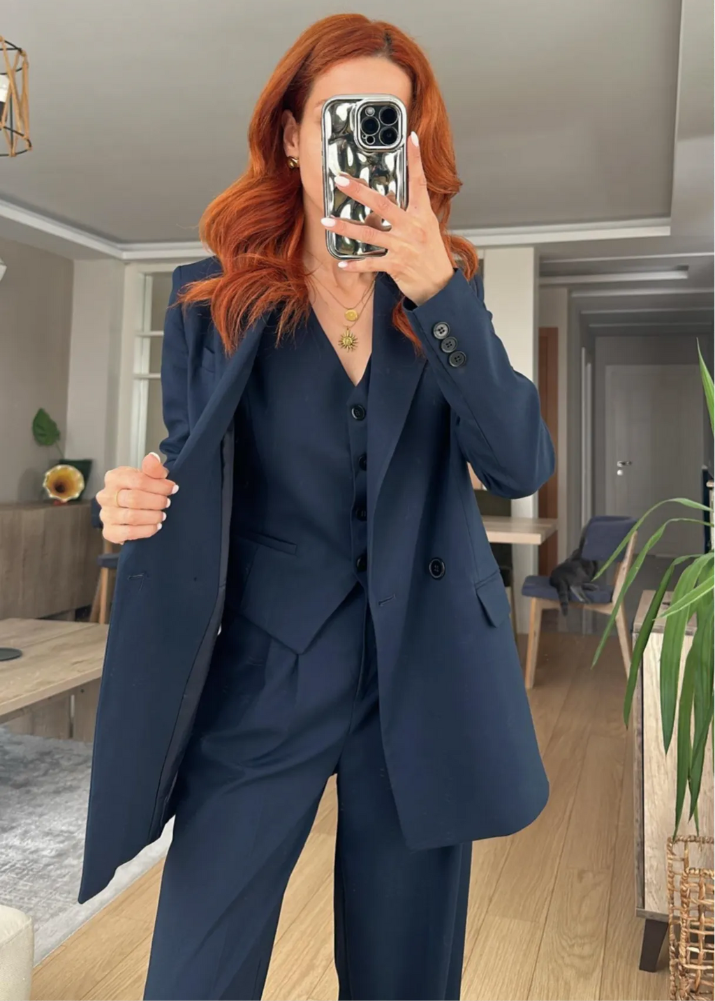 Ensemble tailleur LAV tissu - Unisexe Bleu nuit