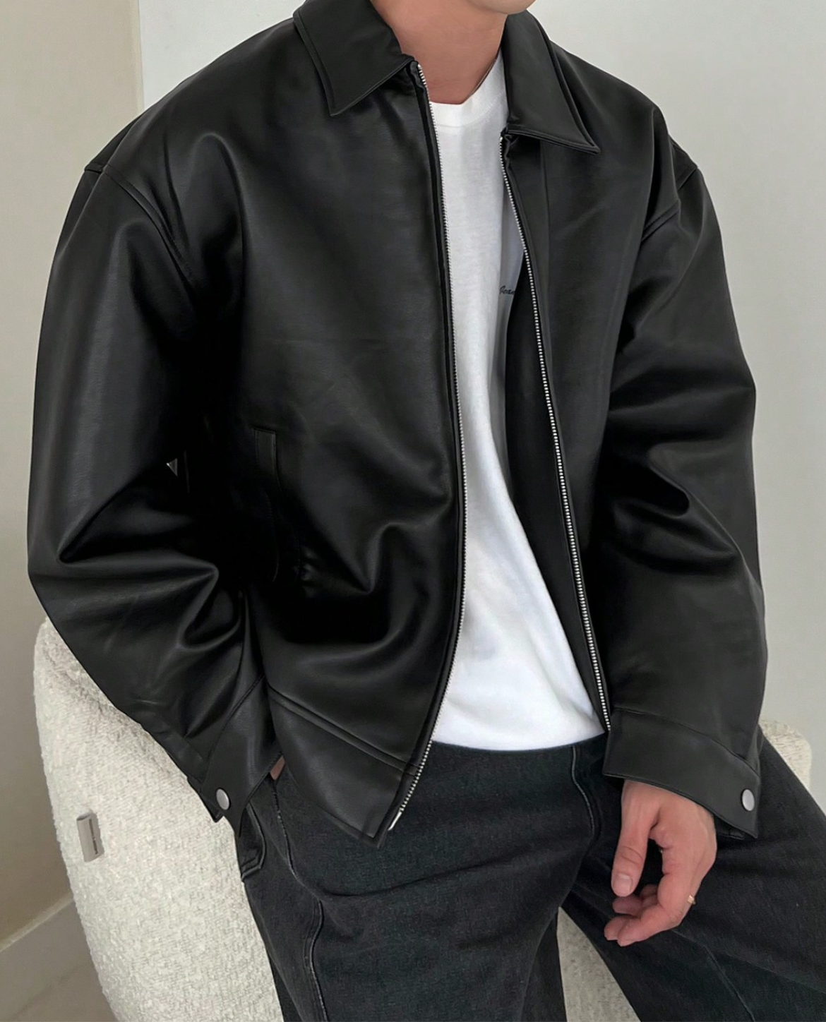 Veste ODENSE en cuir