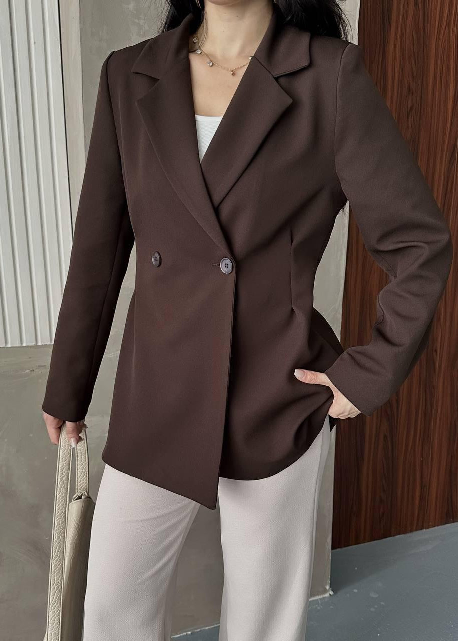 Blazer LONOK en synthétique - Marron chocolat