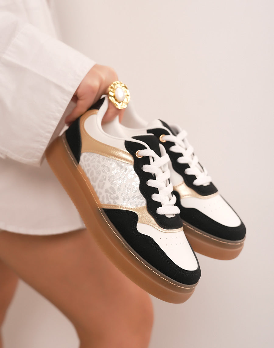 Sneakers ASKA en simili cuir