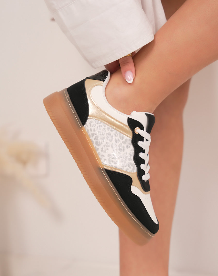 Sneakers ASKA en simili cuir