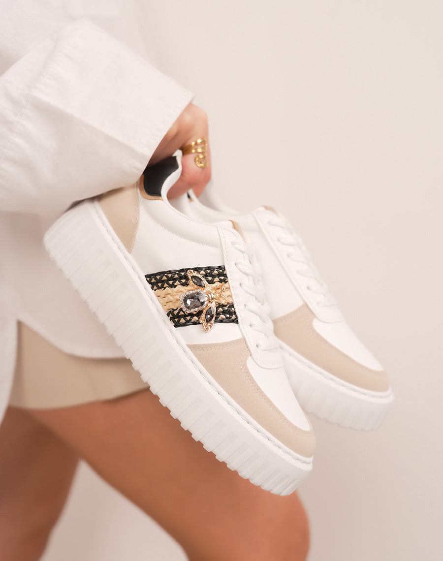 Basket HALVOR en suédine