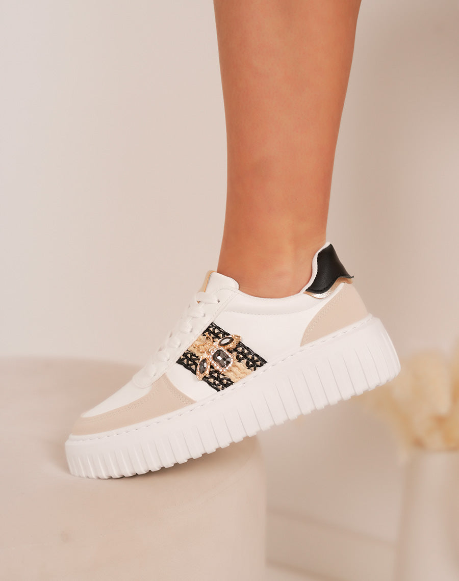 Basket HALVOR en suédine