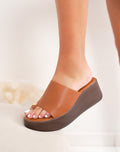 Mules NORDIC958 synthétique - Unisexe camel