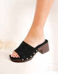 Mules NORDIC701 suédine - Unisexe Noir