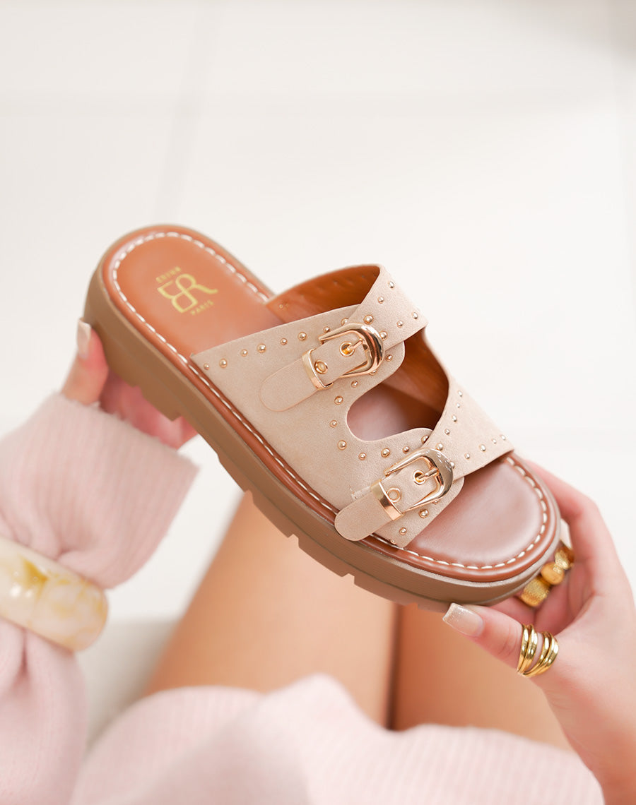 Mules STINE en suédine