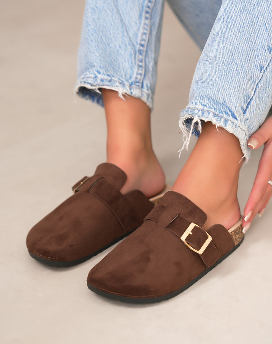 Mules JROR en suédine