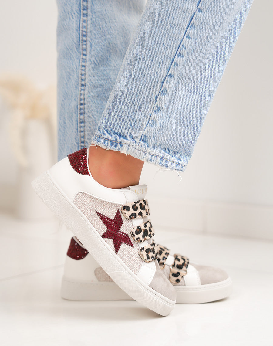 Sneakers VEJLE en cuir