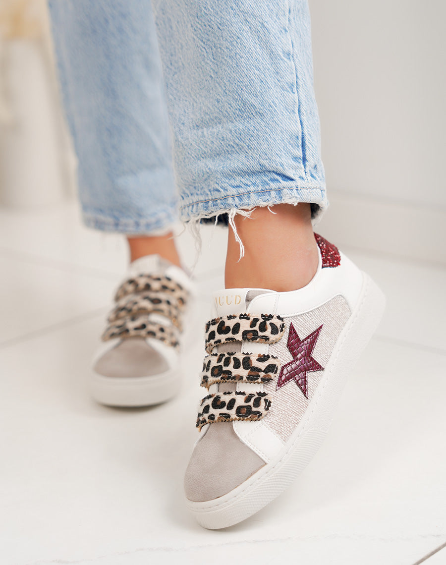 Sneakers VEJLE en cuir