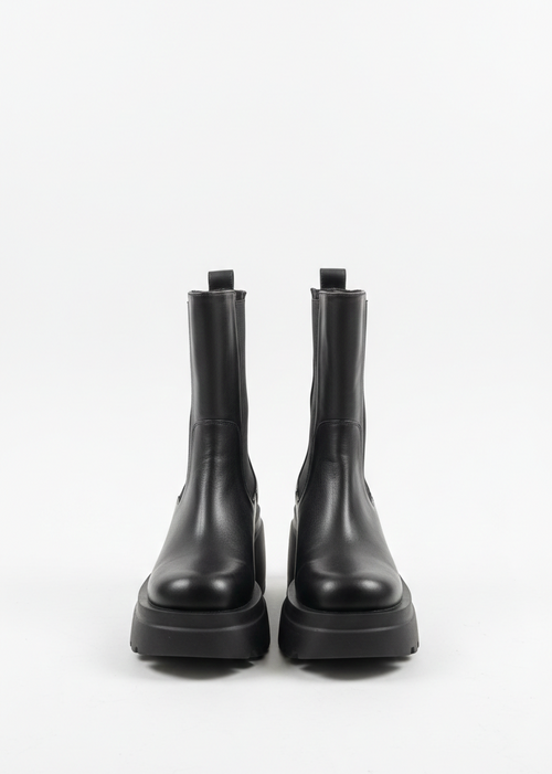 Bottines FOGNE en cuir - Noir