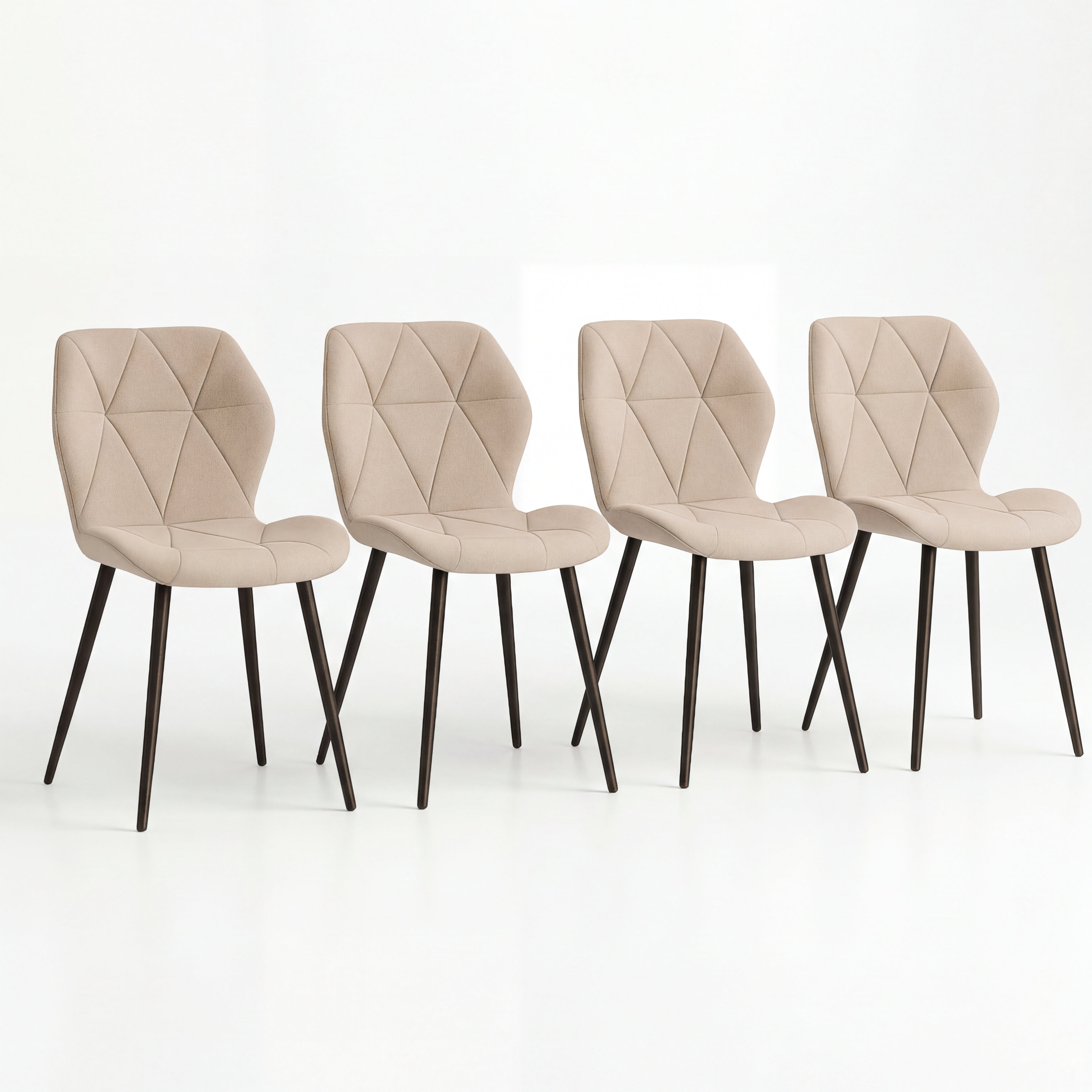 Lot de 4 Chaises Scandinaves