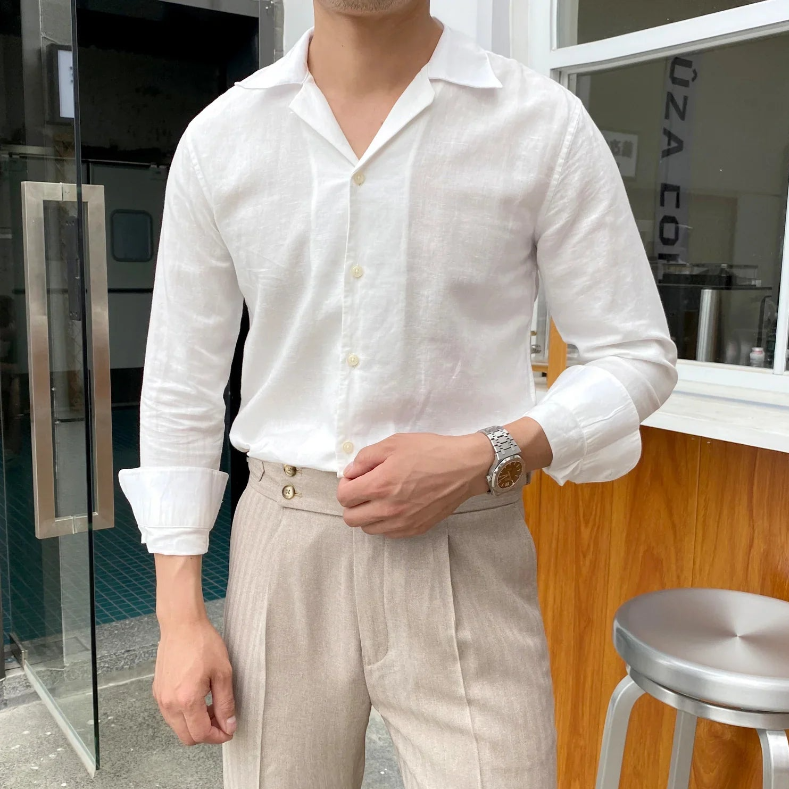 Chemise TRÄD en lin