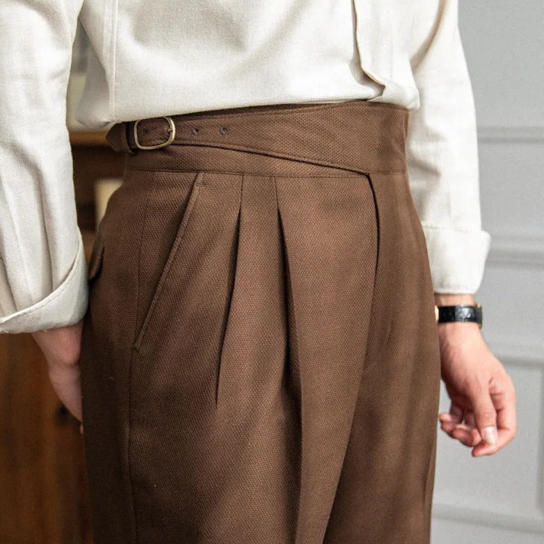 Chino FRUKT tissu - Unisexe Marron