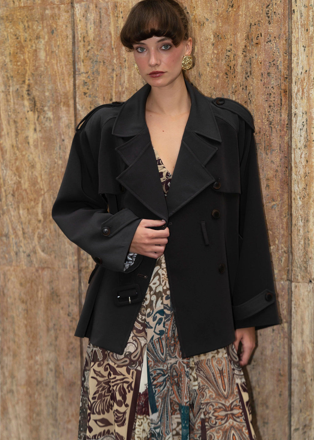 Manteau DROR - Marron foncé