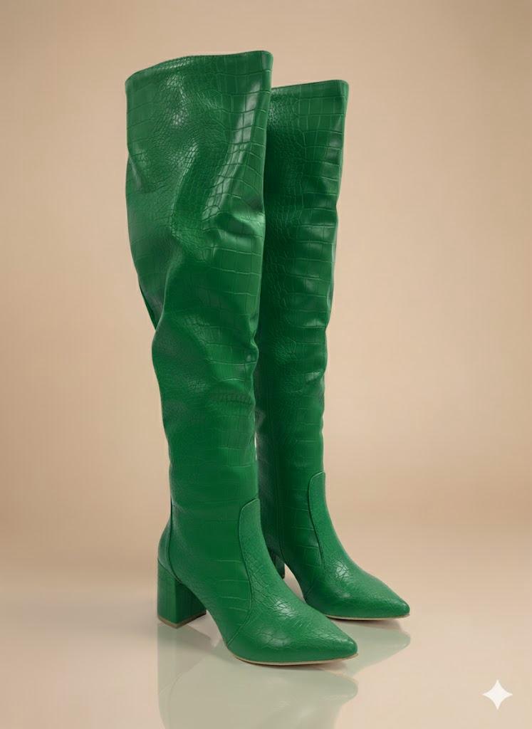 Bottes QRJAN en simili-cuir