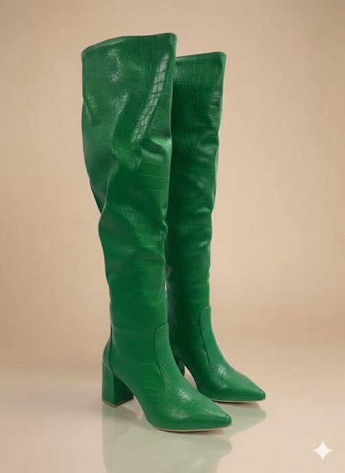 Bottes QRJAN en simili-cuir