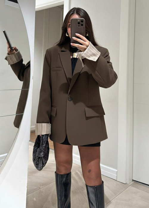 Blazer ILDER en synthétique - Kaki