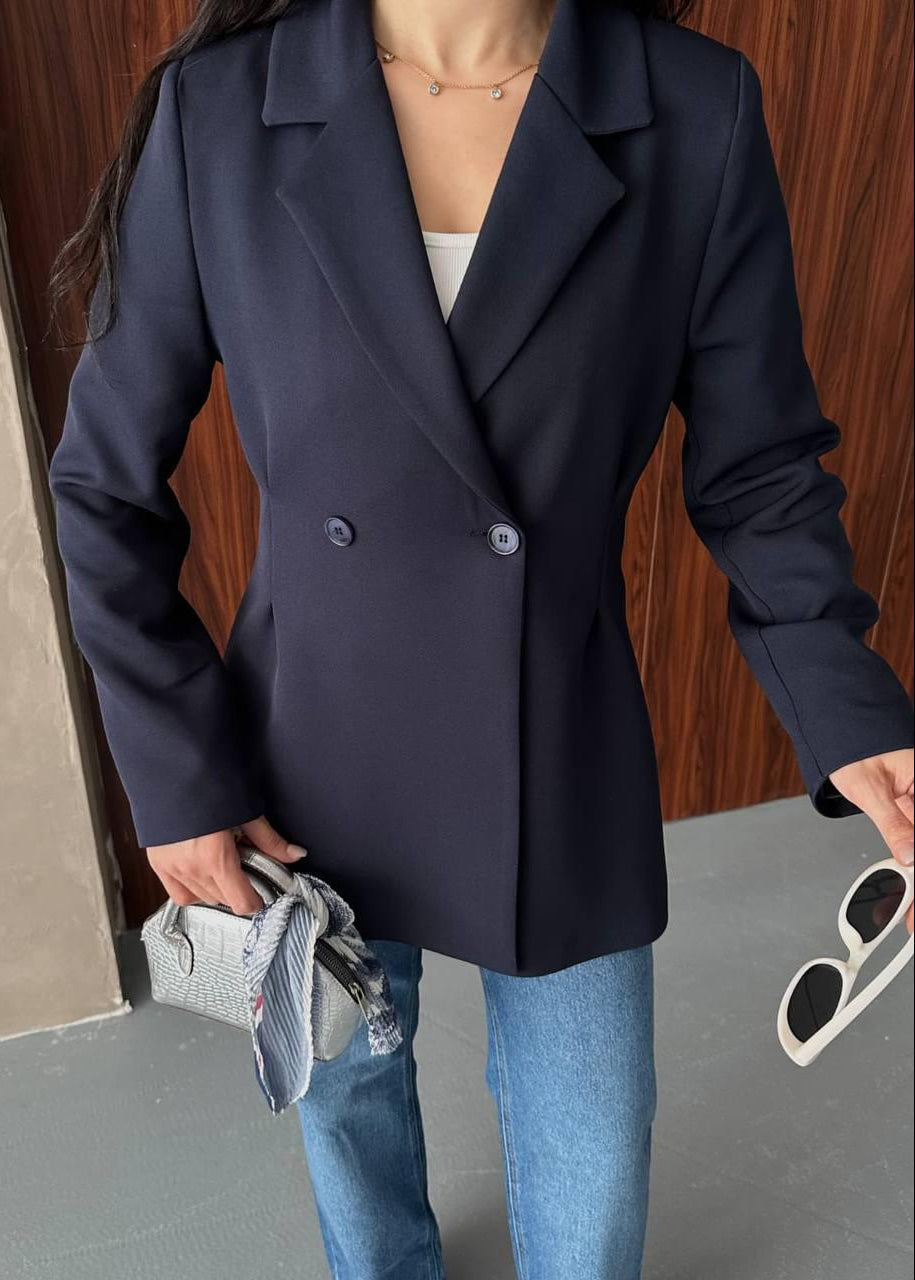 Blazer WALTER en synthétique - Bleu marine