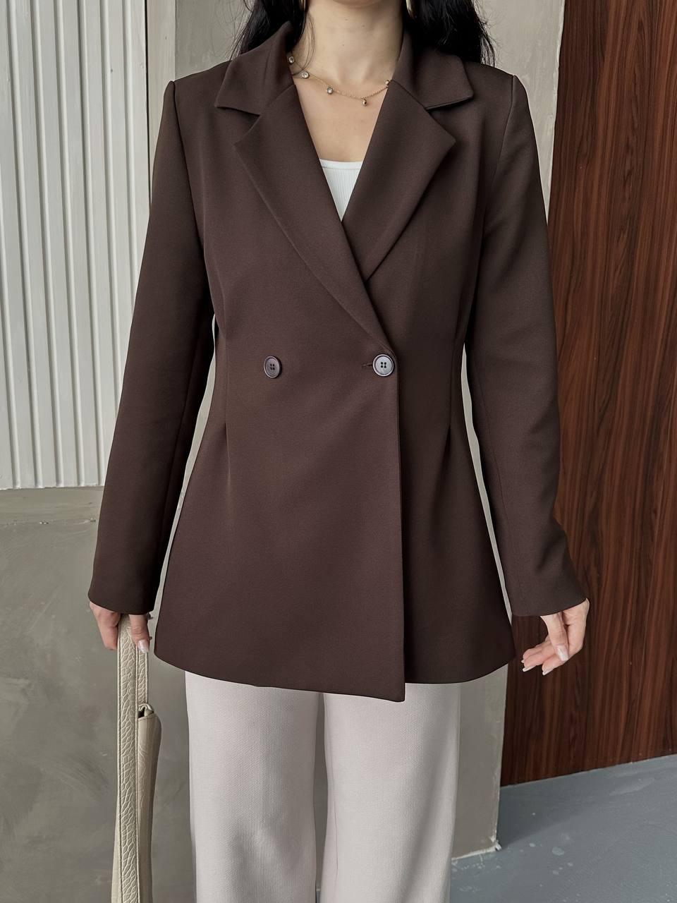 Blazer LONOK en synthétique - Marron chocolat