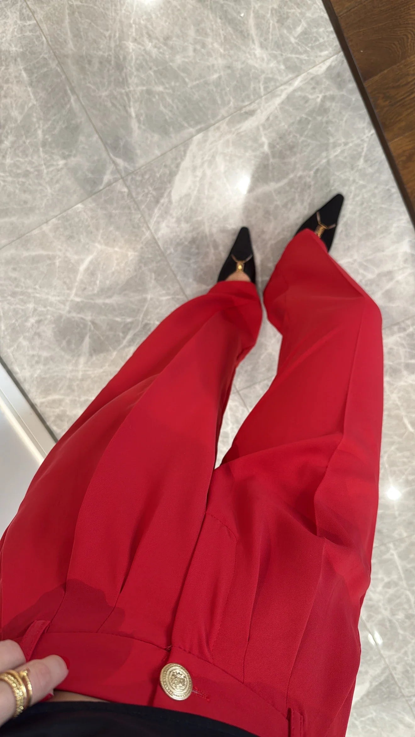 Pantalon SANNE - Rouge