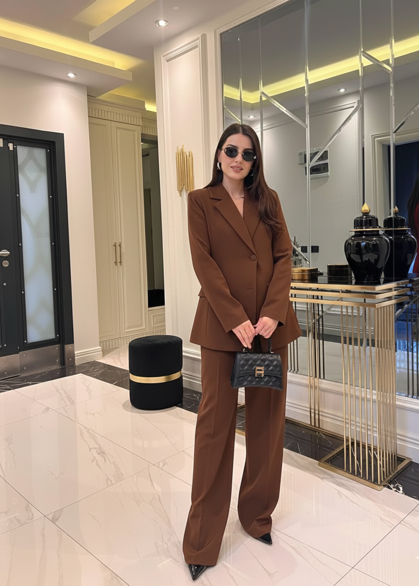 Ensemble ROAR en tissu - Rouge brique