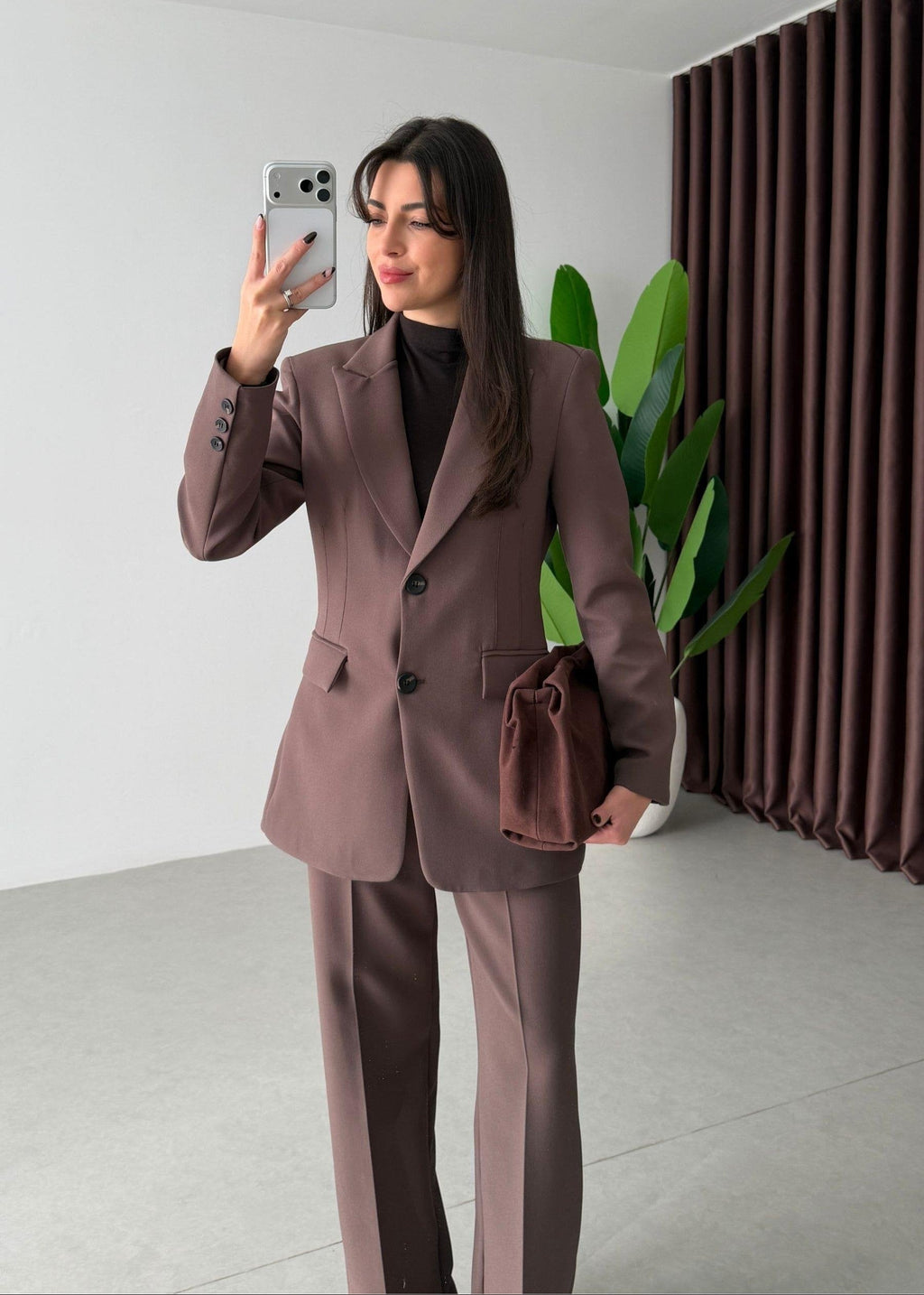 Ensemble Costume BNGVE - Marron taupe