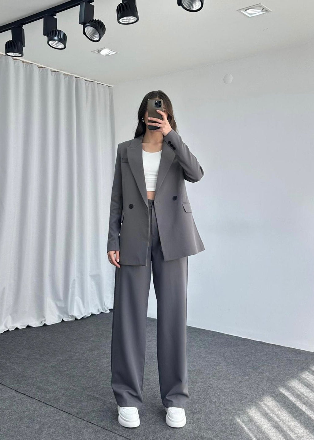 Ensemble NOLKE en coton - Gris foncé