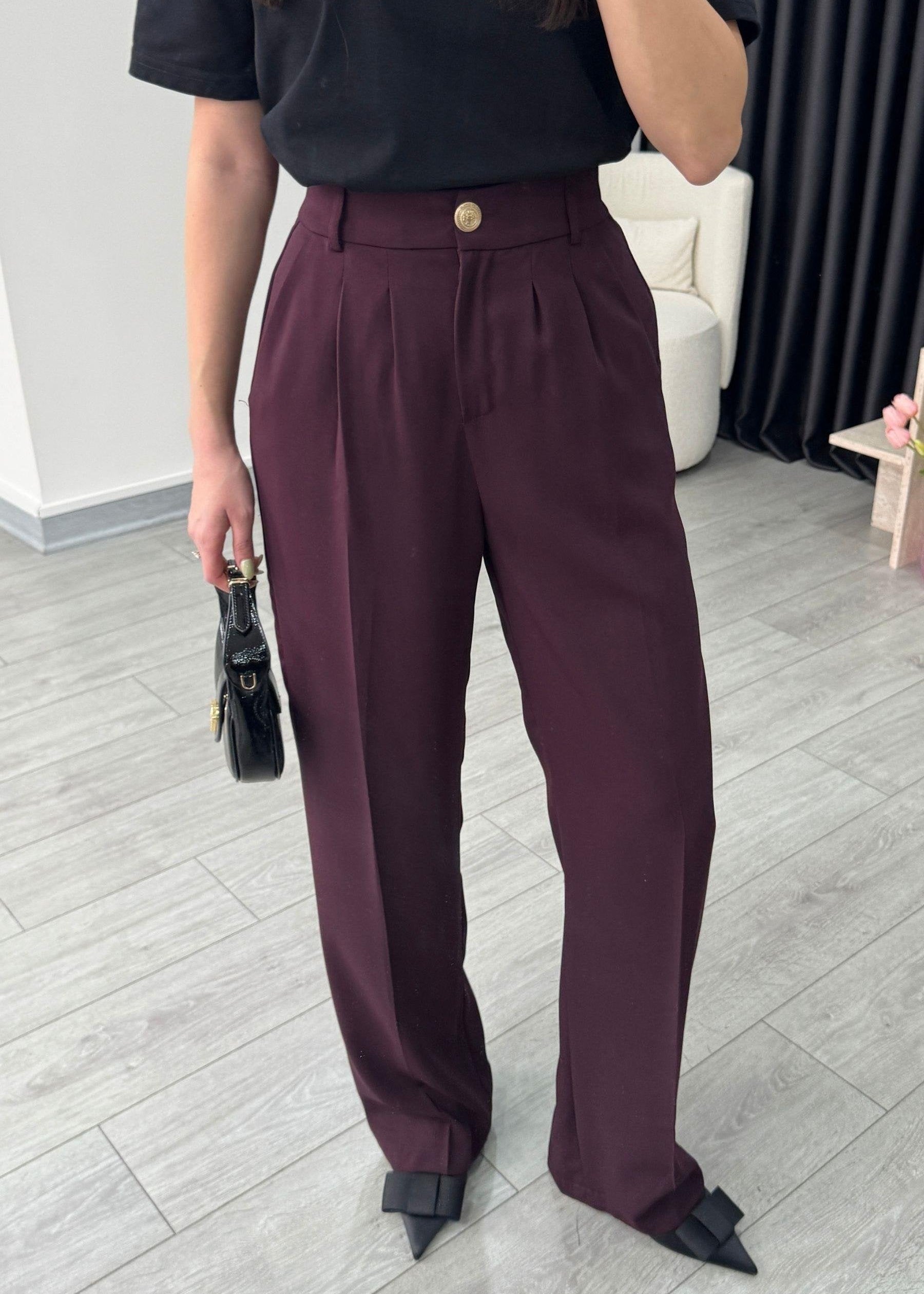 Pantalon POLGER - Bordeaux