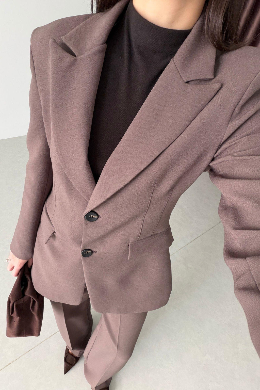 Ensemble Costume BNGVE - Marron taupe