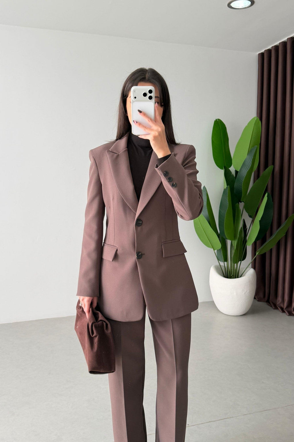 Ensemble Costume BNGVE - Marron taupe