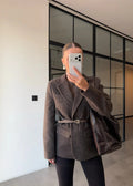 Veste LOM drap - Unisexe Marron