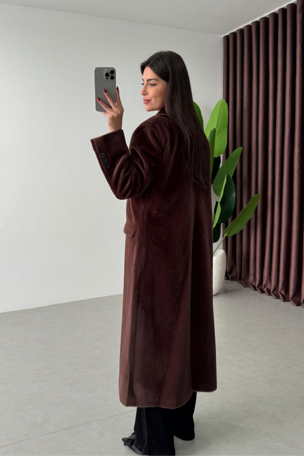 Manteau OARL en fourrure - Marron