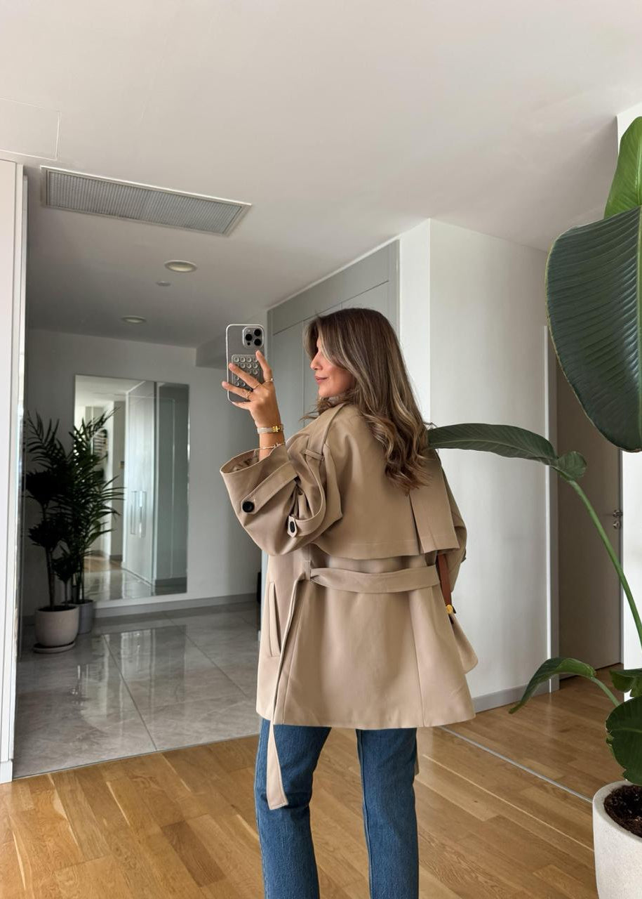 Blouson KOVAR en tissu - Beige