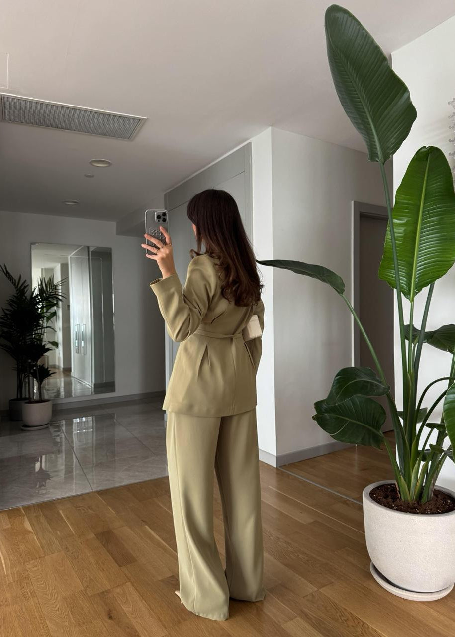 Ensemble Costume YRVAR - Beige doré