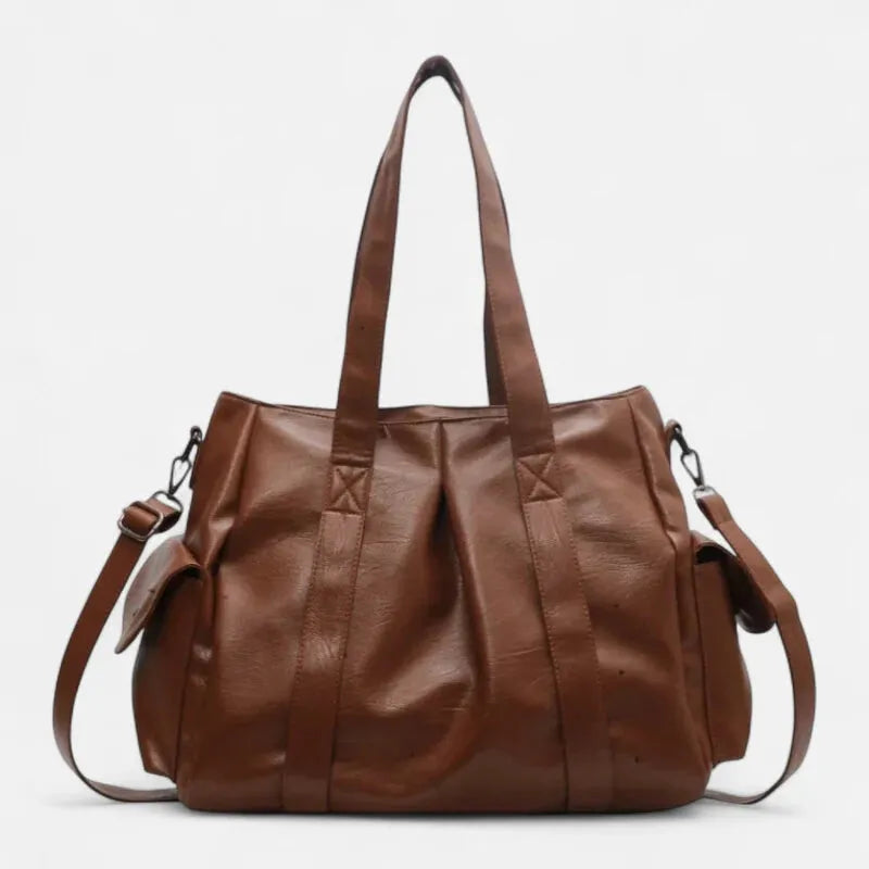 Sac à main bandoulière rétro de cours souple Naïma