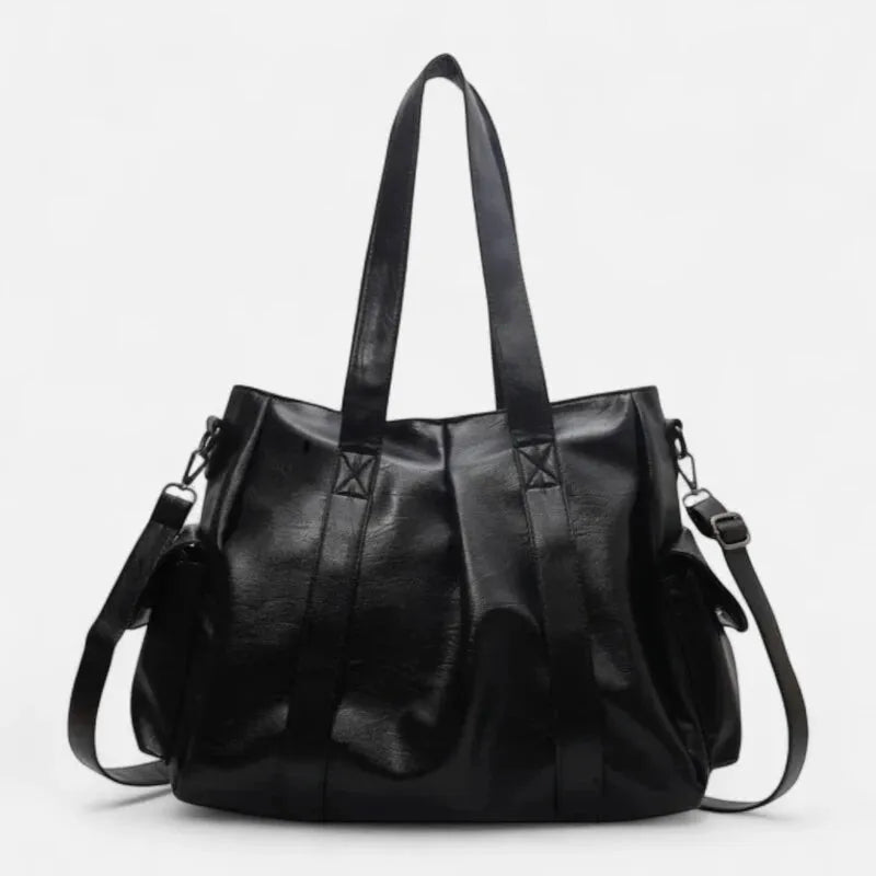 Sac à main bandoulière rétro de cours souple Naïma