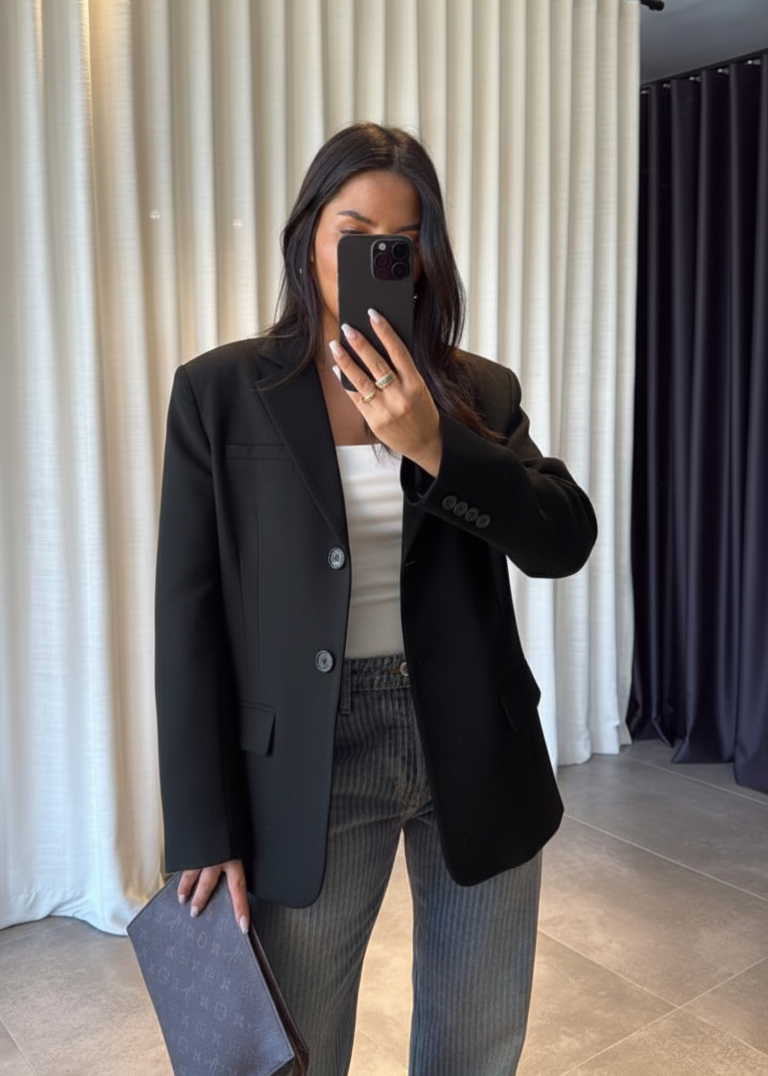 Blazer DAGG en tissu - Noir
